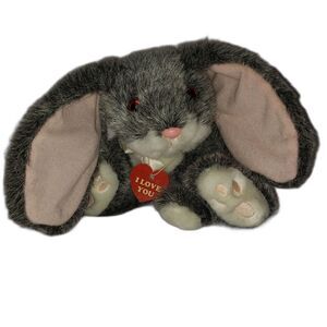 Vintage 90's RUSS BERRIE & CO Vntage Russ Caress Soft Pets Bouncy Bunny Rabbit